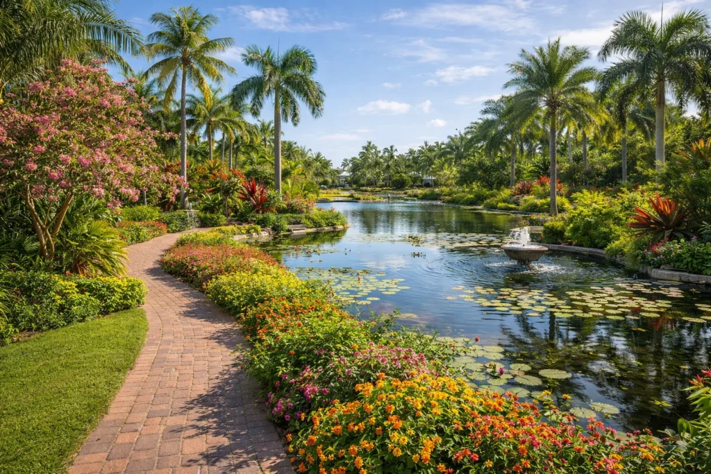 Top 5 places to visit in Naples Florida featuring Naples Botanical Garden
