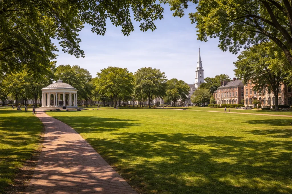 Top 5 places to visit in Salem – Salem Common historic park and surrounding architecture