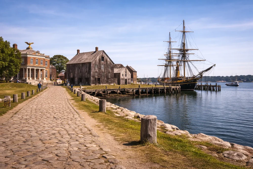 Top 5 places to visit in Salem – Salem Maritime National Historic Site waterfront wharves