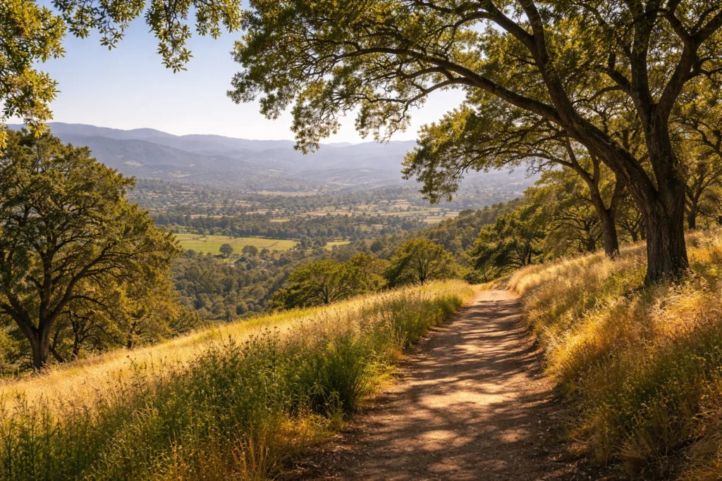 skyline Wilderness Park in Napa with hiking trails and valley views