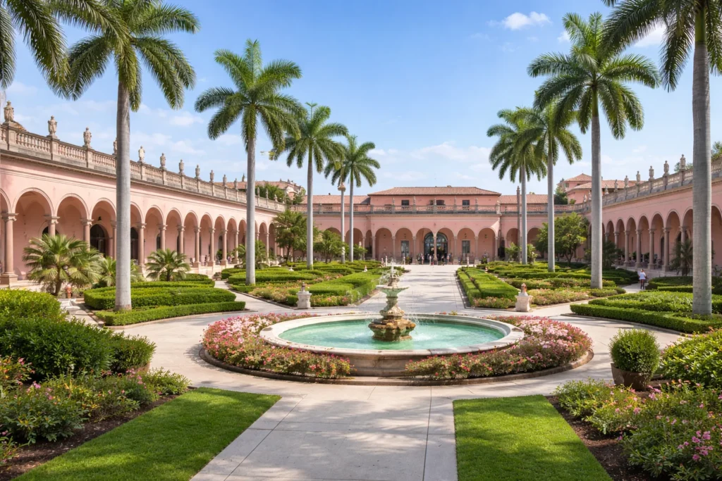 Top 5 places to visit in Sarasota Florida featuring The Ringling Museum of Art
