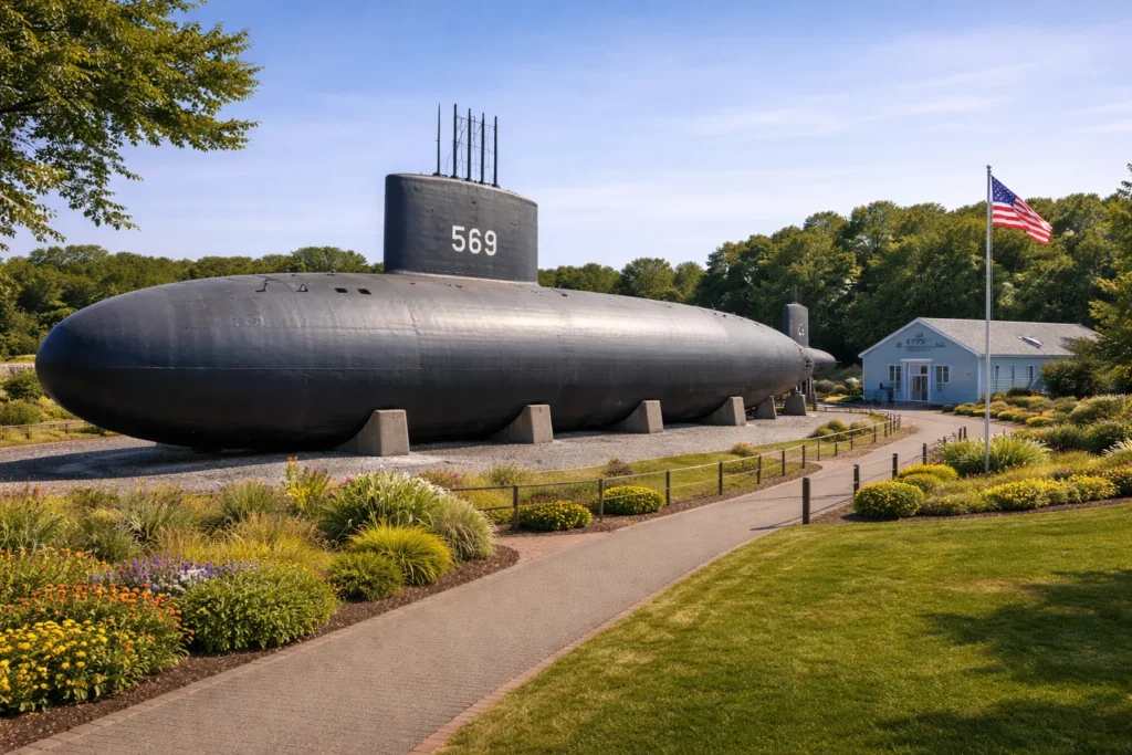 Top 5 places to visit in Portsmouth – USS Albacore Museum submarine exterior