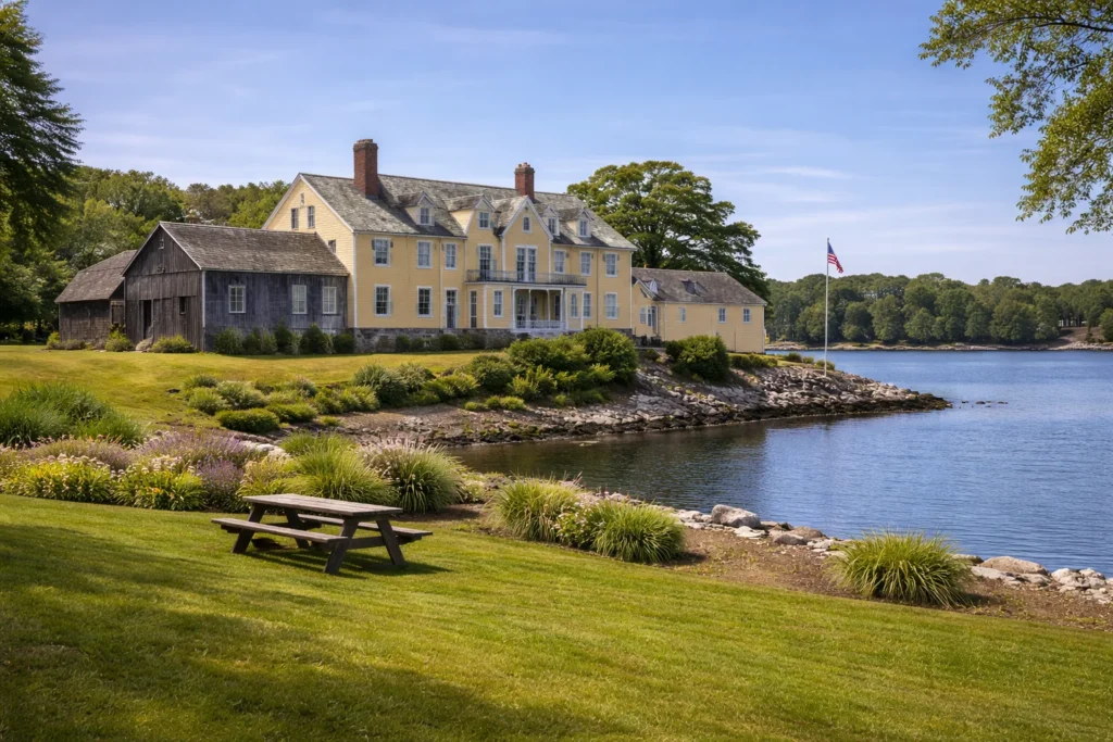 Top 5 places to visit in Portsmouth – Wentworth-Coolidge Mansion waterfront historic home